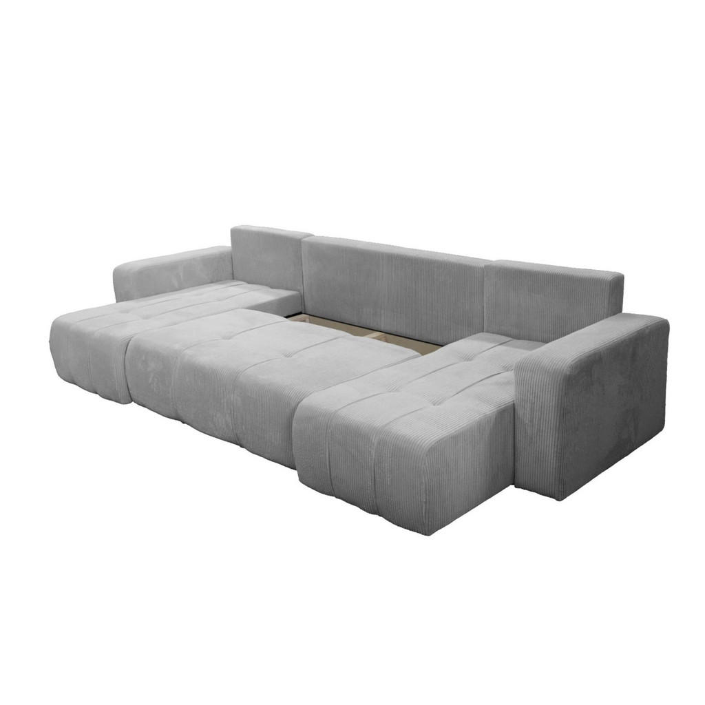 Thumbnail - Fun Möbel Wohnlandschaft, Smaragdgrün, Textil, U-Form, 317x85x146 cm, Wohnzimmer, Sofas & Couches, Wohnlandschaften, Woh...
