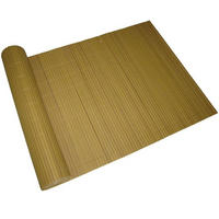 SICHTSCHUTZMATTE Elma PVC 90x1000cm Hellbraun Balkon Sichtschutz - Hellbraun, Kunststoff (1000/90cm) - DELUKE