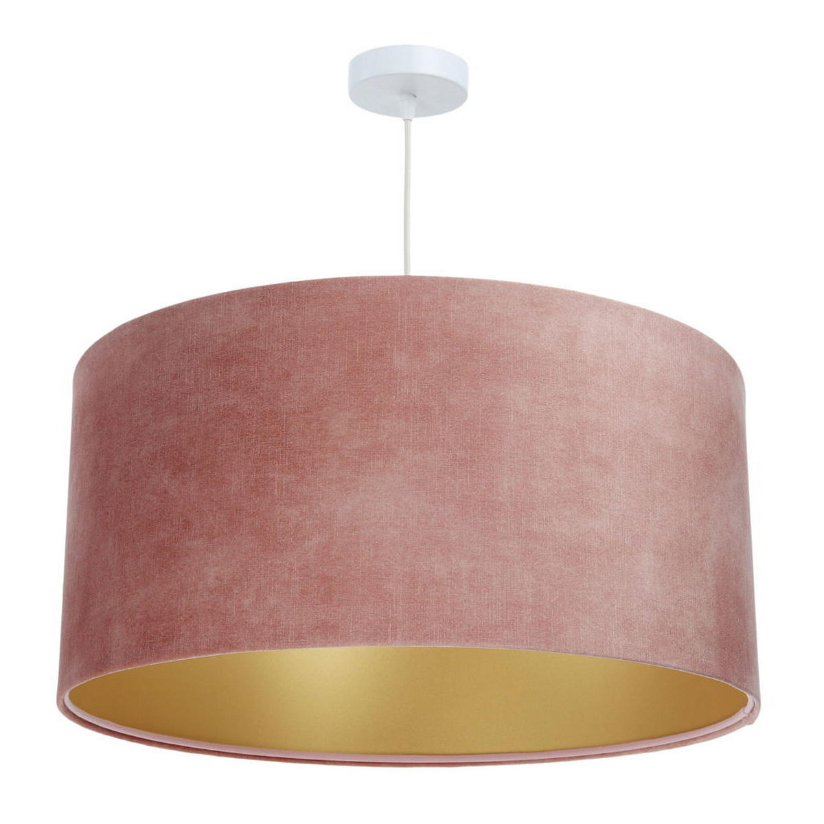HÄNGELEUCHTE Gold 50/25 cm - Pink/Goldfarben, Kunststoff (50/0.6/25cm) - ONZENO