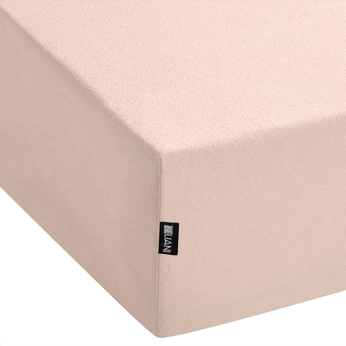 SPANNBETTLAKEN Beige 140/200 cm Hofuf - Beige, Textil (140/200cm) - Beliani