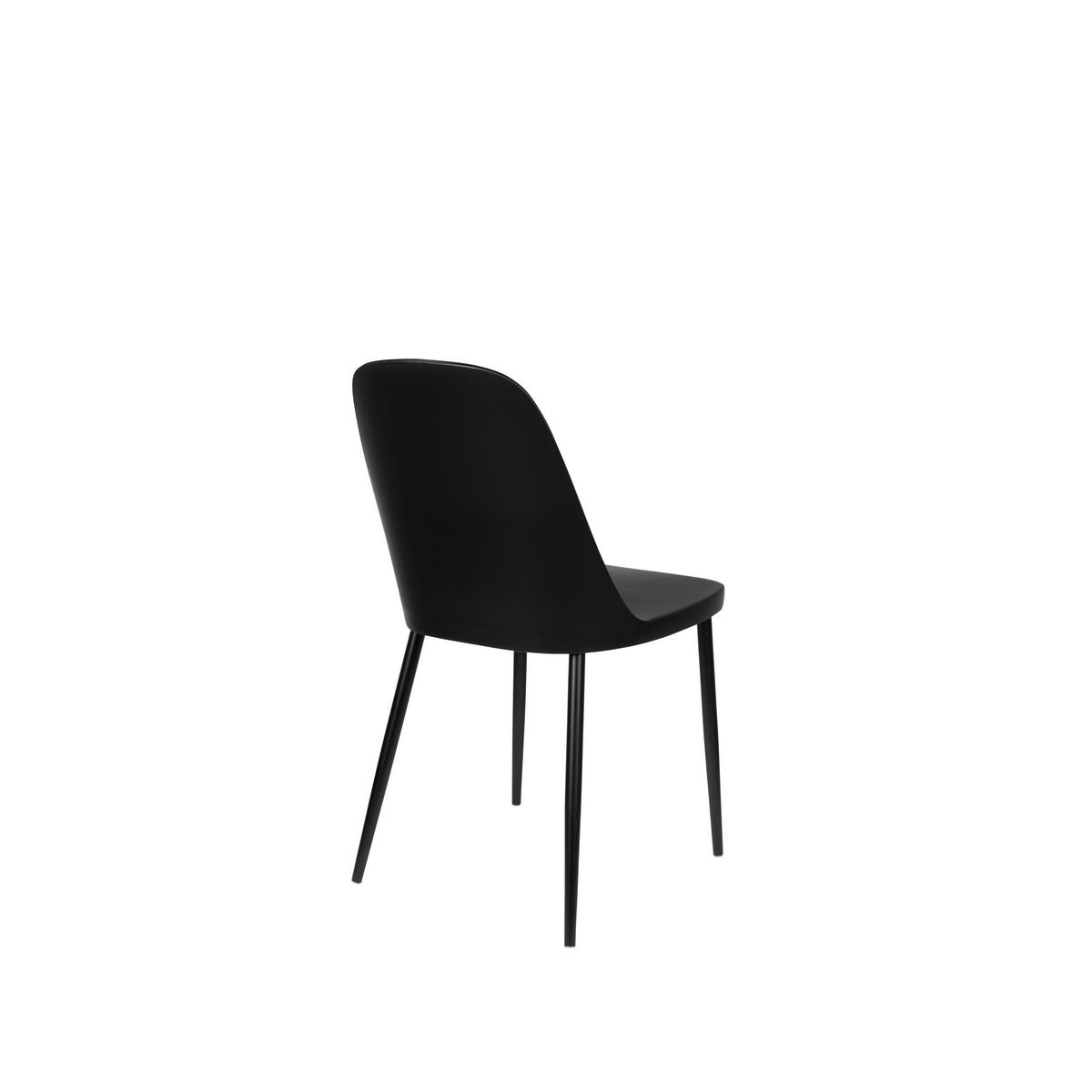 DESIGN-STUHL - Plastik - Schwarz - 2er-Set - Schwarz, Kunststoff (46/85/54cm) - Drawer