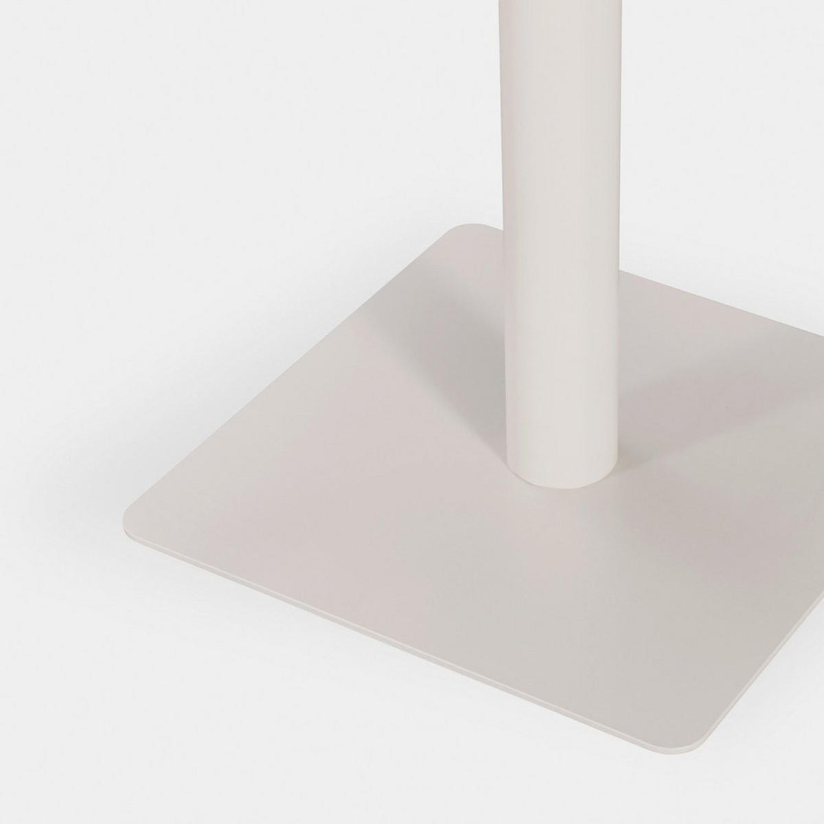 ESSTISCH Thule Beige 70 cm x 76 cm - Beige, Metall (70/70/76cm) - Klast Home