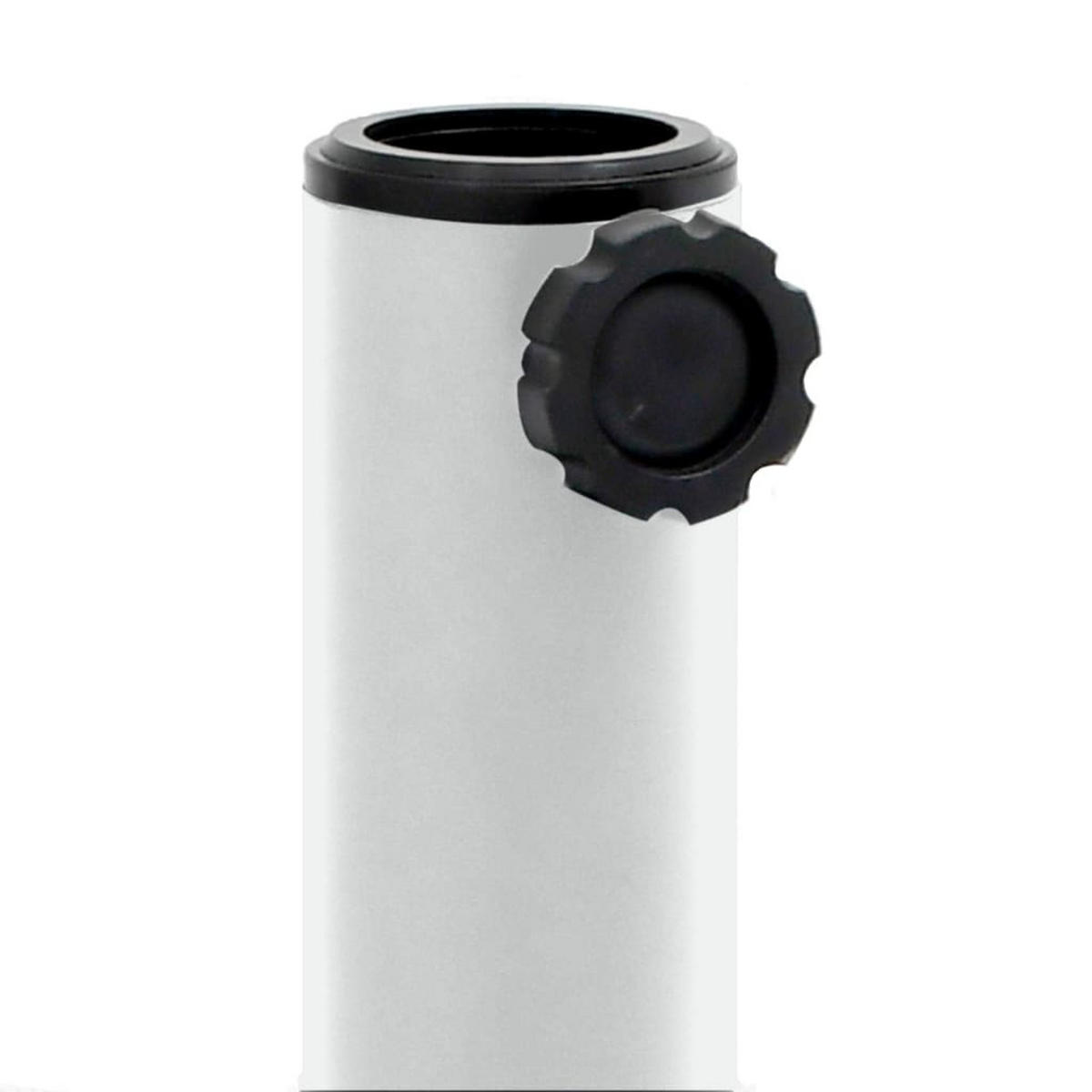 SONNENSCHIRMSTÄNDER Ø32/38/48 Mm Mast 17 Kg Quadratisch - Weiß, Metall (43/43cm) - vidaXL