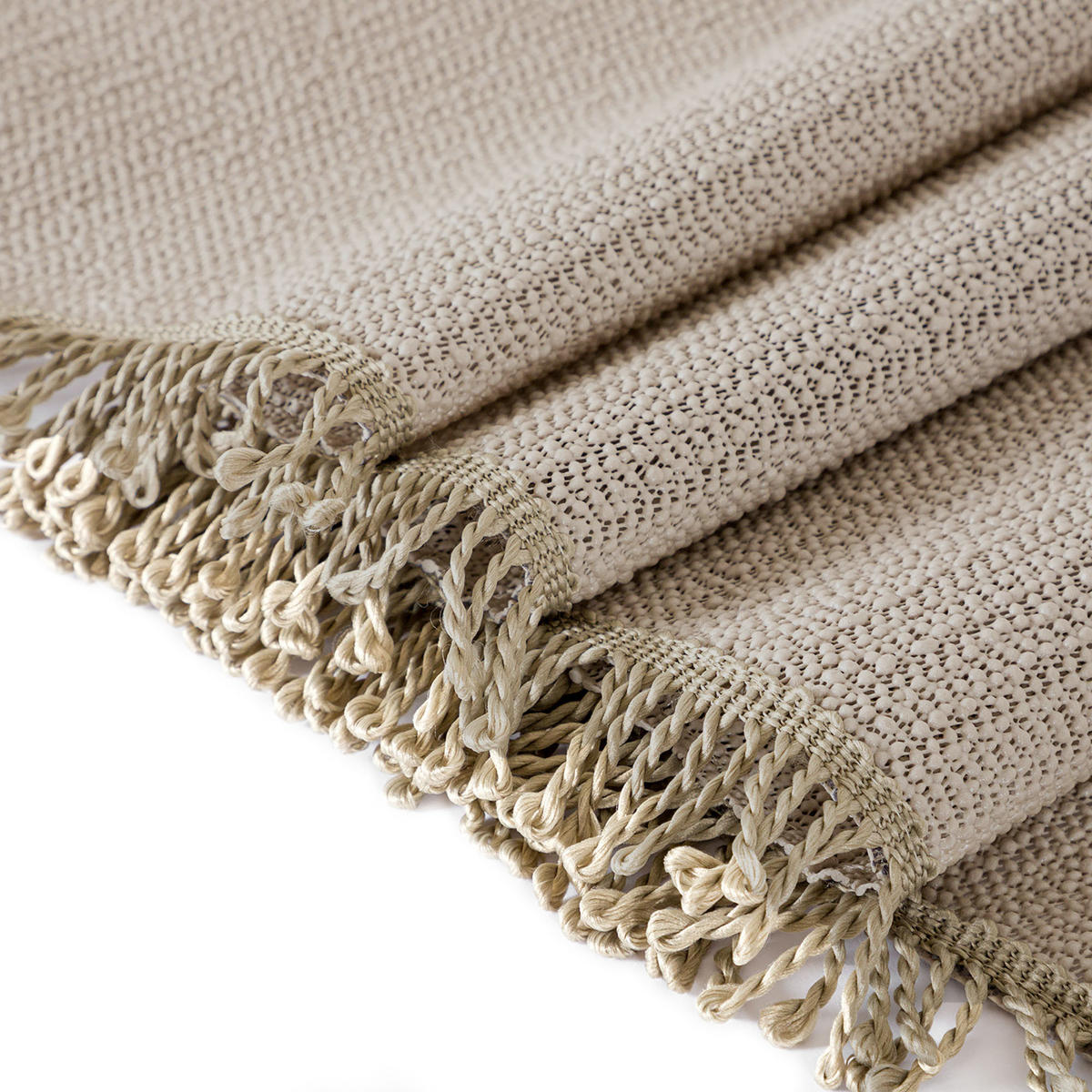 TISCHDECKE Gartentischdecke Beige 110x140 cm Weichschaum - Beige, Textil (110/140cm) - TiborTex
