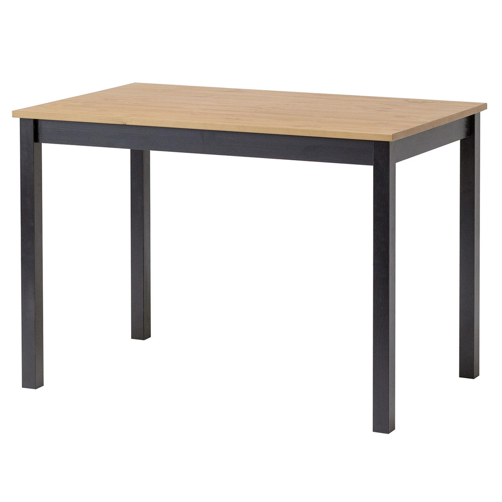 ESSTISCH Massivholz 68/110/75 cm - Schwarz, Holz (68/110/75cm) - hagge home