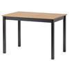 ESSTISCH Massivholz 68/110/75 cm - Schwarz, Holz (68/110/75cm) - hagge home
