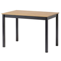 ESSTISCH Massivholz 68/110/75 cm - Schwarz, Holz (68/110/75cm) - hagge home