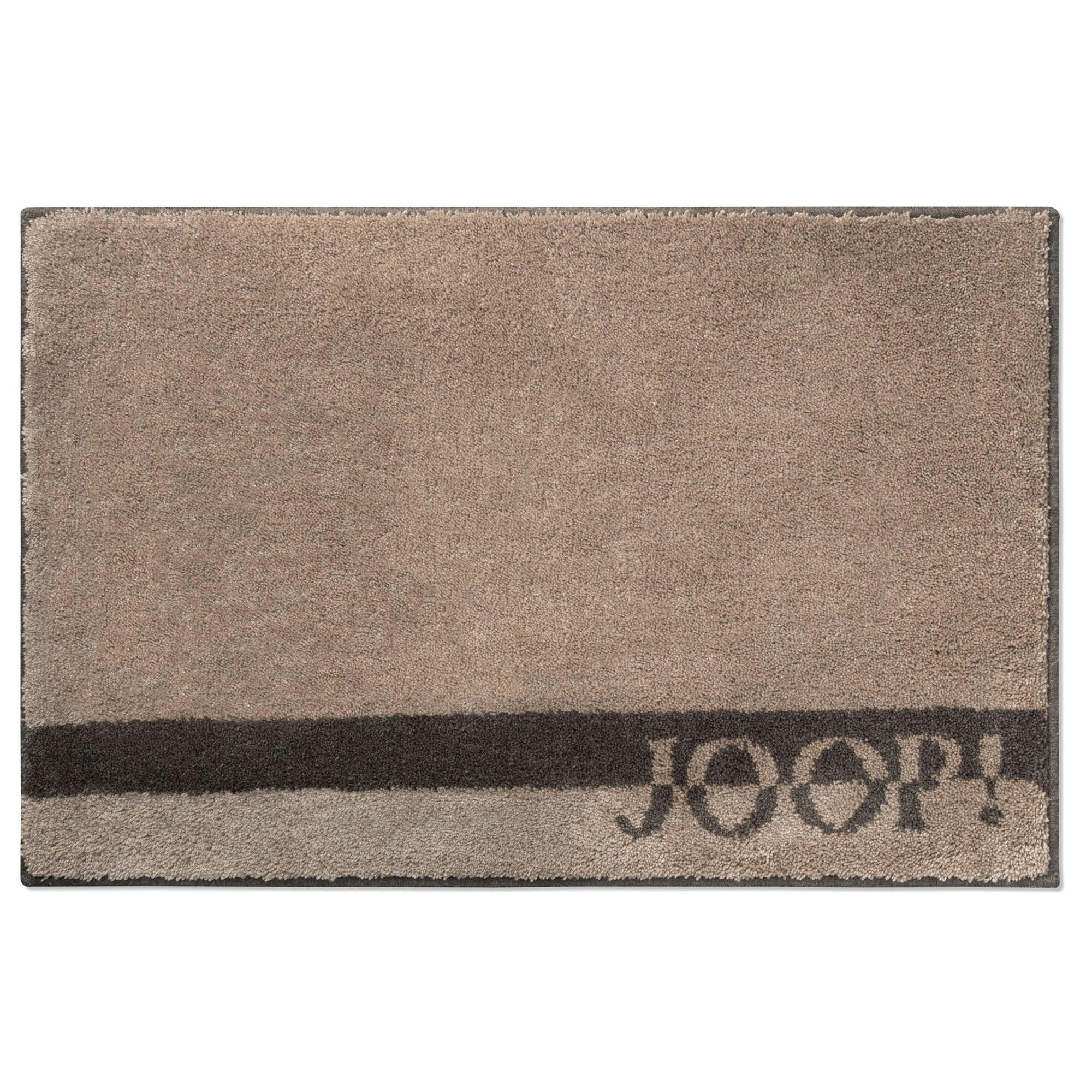 BADTEPPICHE LOGO STRIPES 141 SAND - 1516 - Beige, Textil (50/60cm) - Joop!