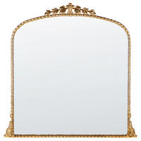 WANDSPIEGEL gold Metall 71/71 cm Livry - Goldfarben, Metall (71/71/3cm) - Beliani