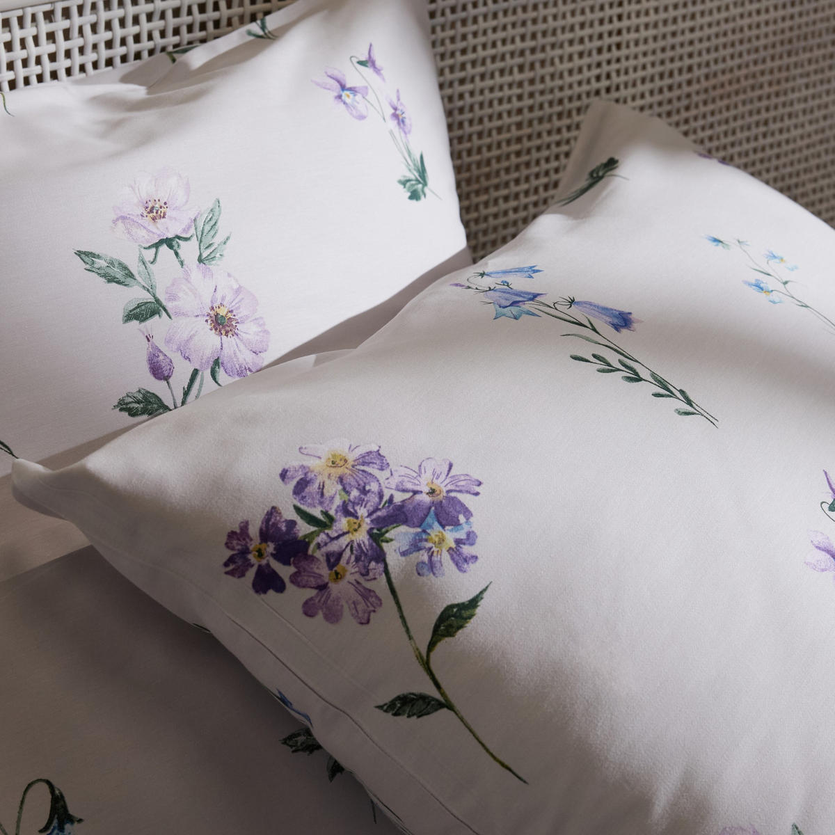 BETTWÄSCHE Agnessa - Violett, Textil (200/220cm) - home&you