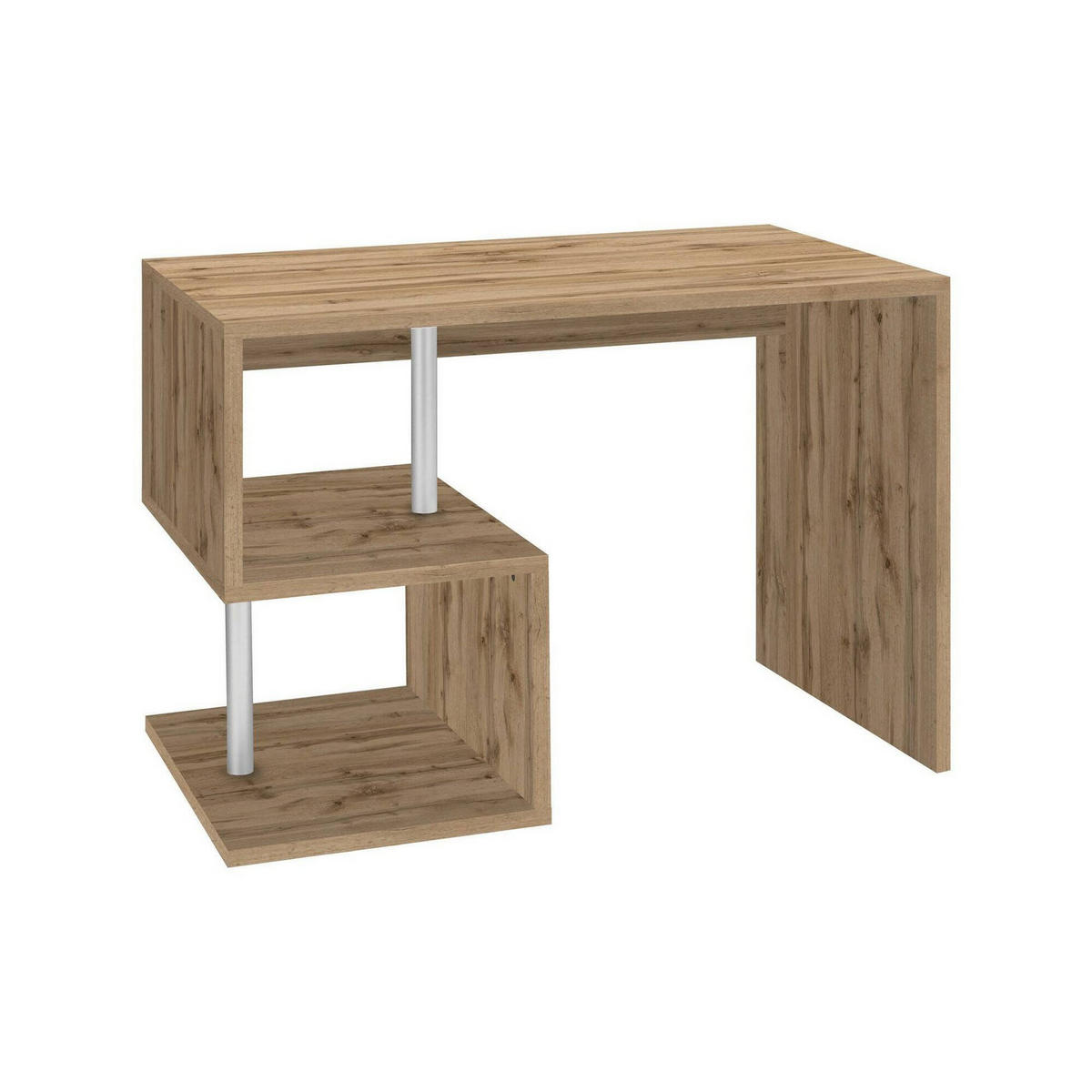 SCHREIBTISCH Eiche 50/100/78 cm - Braun, Holzwerkstoff (50/100/78cm) - DMORA