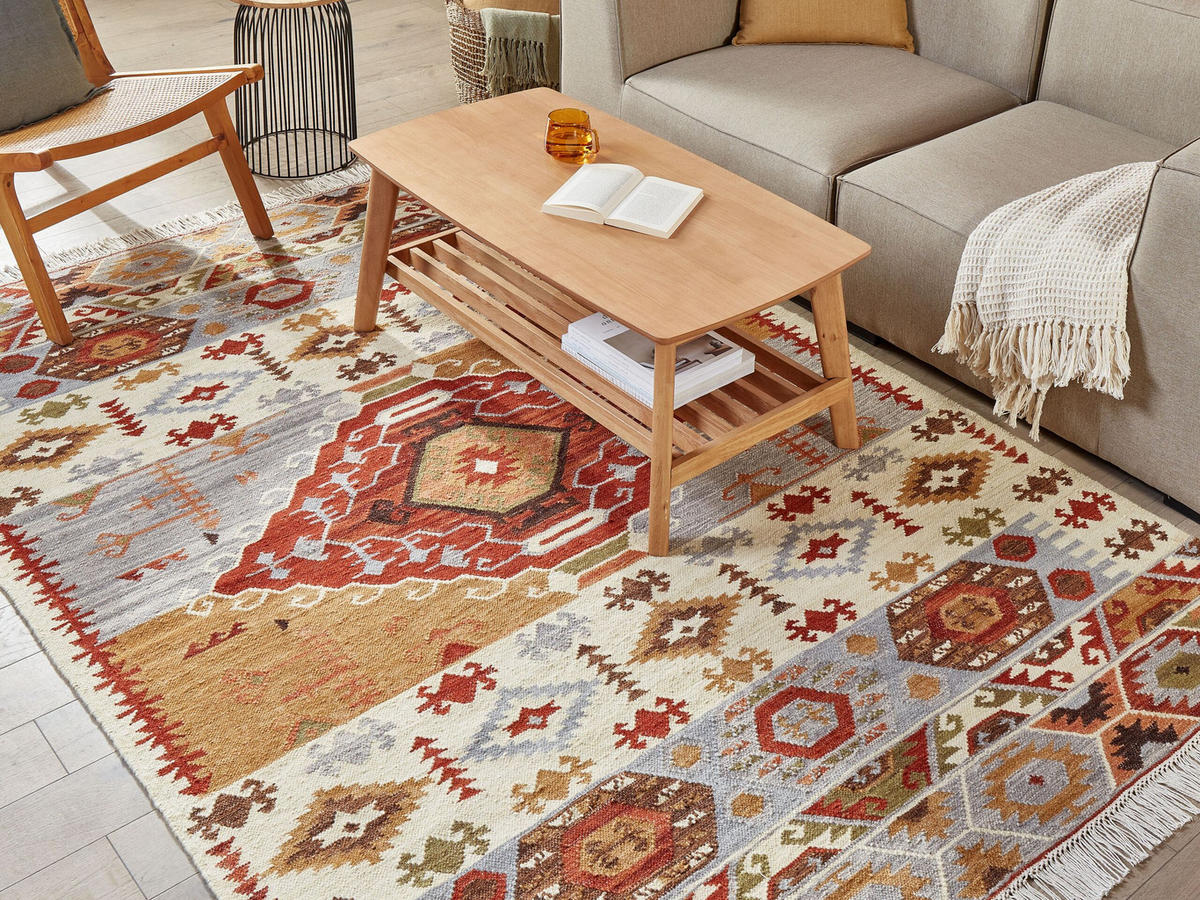 KELIM-TEPPICH Proshyan 230/160 cm - Multicolor, Textil (160/230cm) - Beliani