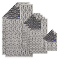 HANDTUCH Unisex Carré Grau Baumwolle 10er Pack - Grau, Textil (50/100cm) - Villeroy & Boch