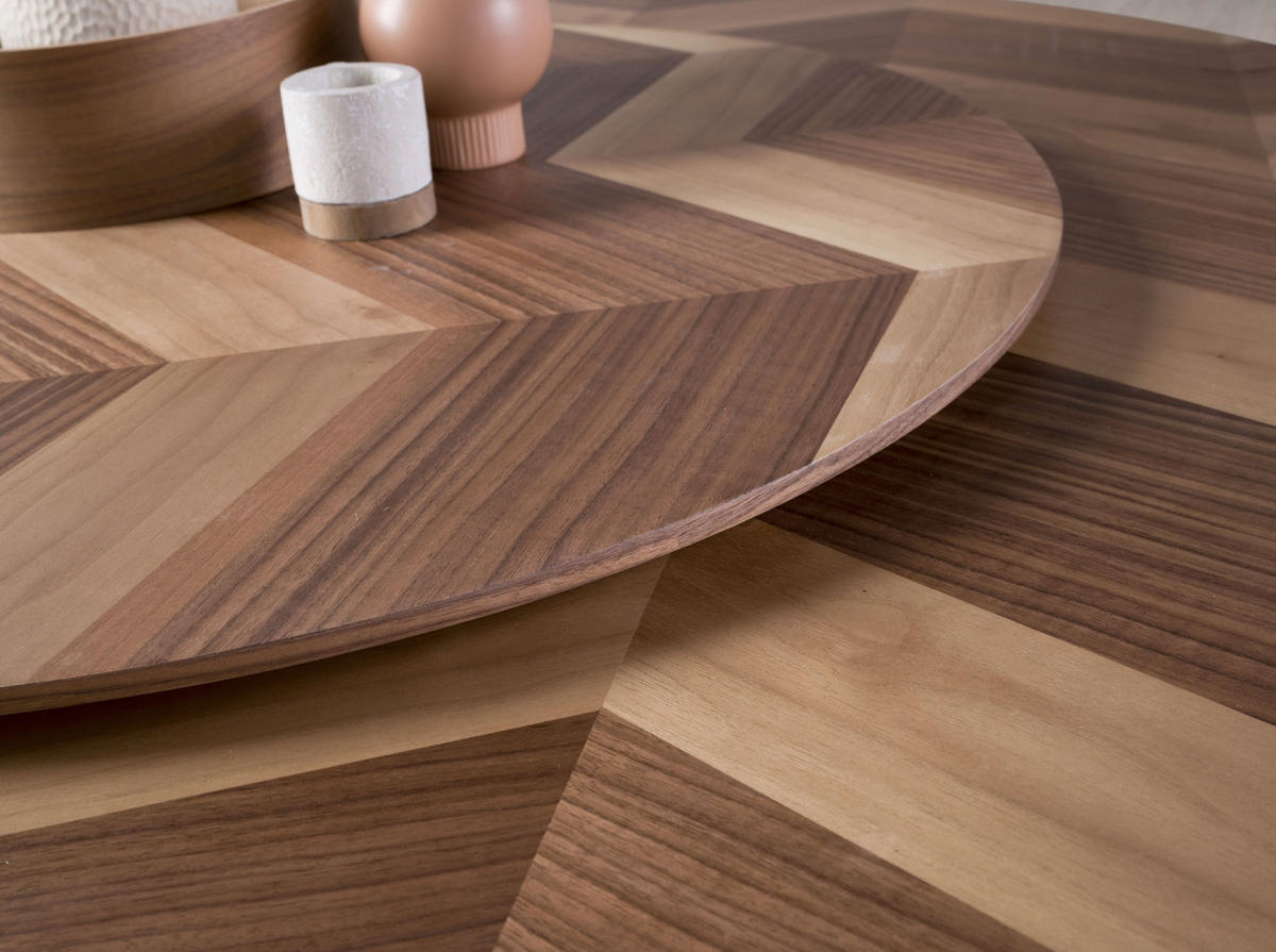 ESSTISCH Walnuss 150/150/76 cm - Walnussfarben, Holz (150/150/76cm) - ANGEL CERDA