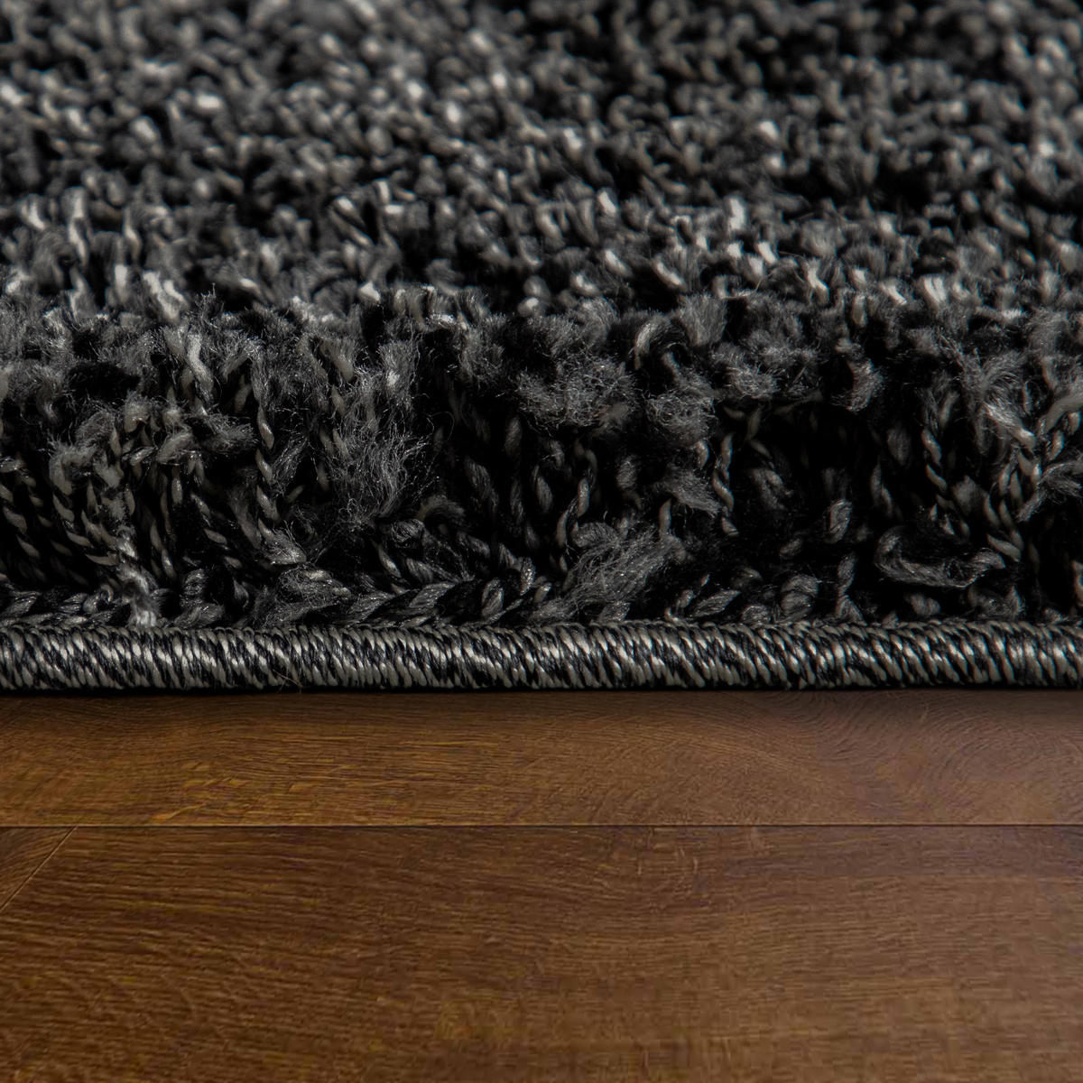 HOCHFLORTEPPICH 160/230 cm Shaggy Plus - Anthrazit, Textil (160/230cm) - Paco Home
