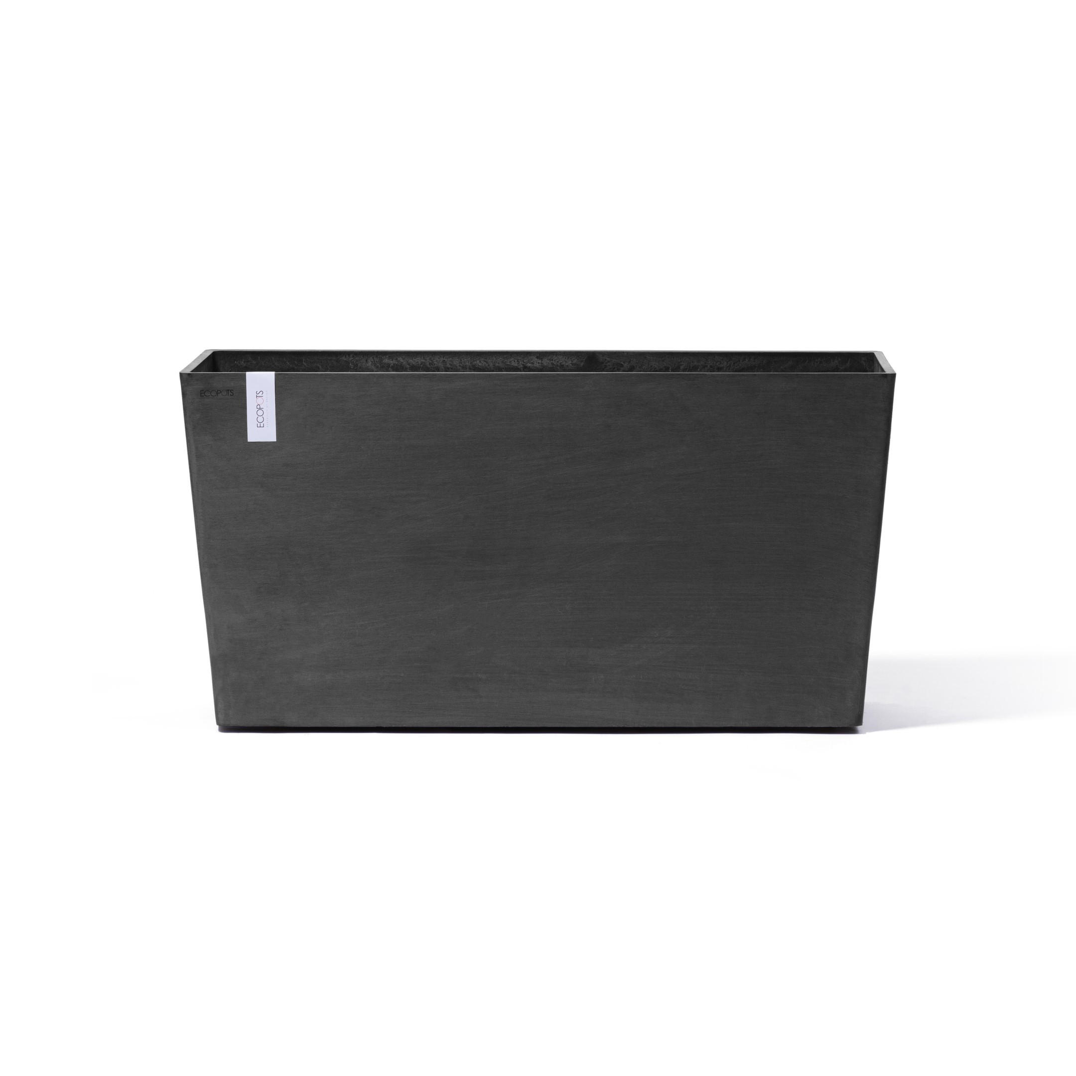 BLUMENTOPF Paris Wheels 100,5/39,6/51,8 cm Dunkelgrau - Dunkelgrau, Kunststoff (100.5/51.8cm) - Ecopots