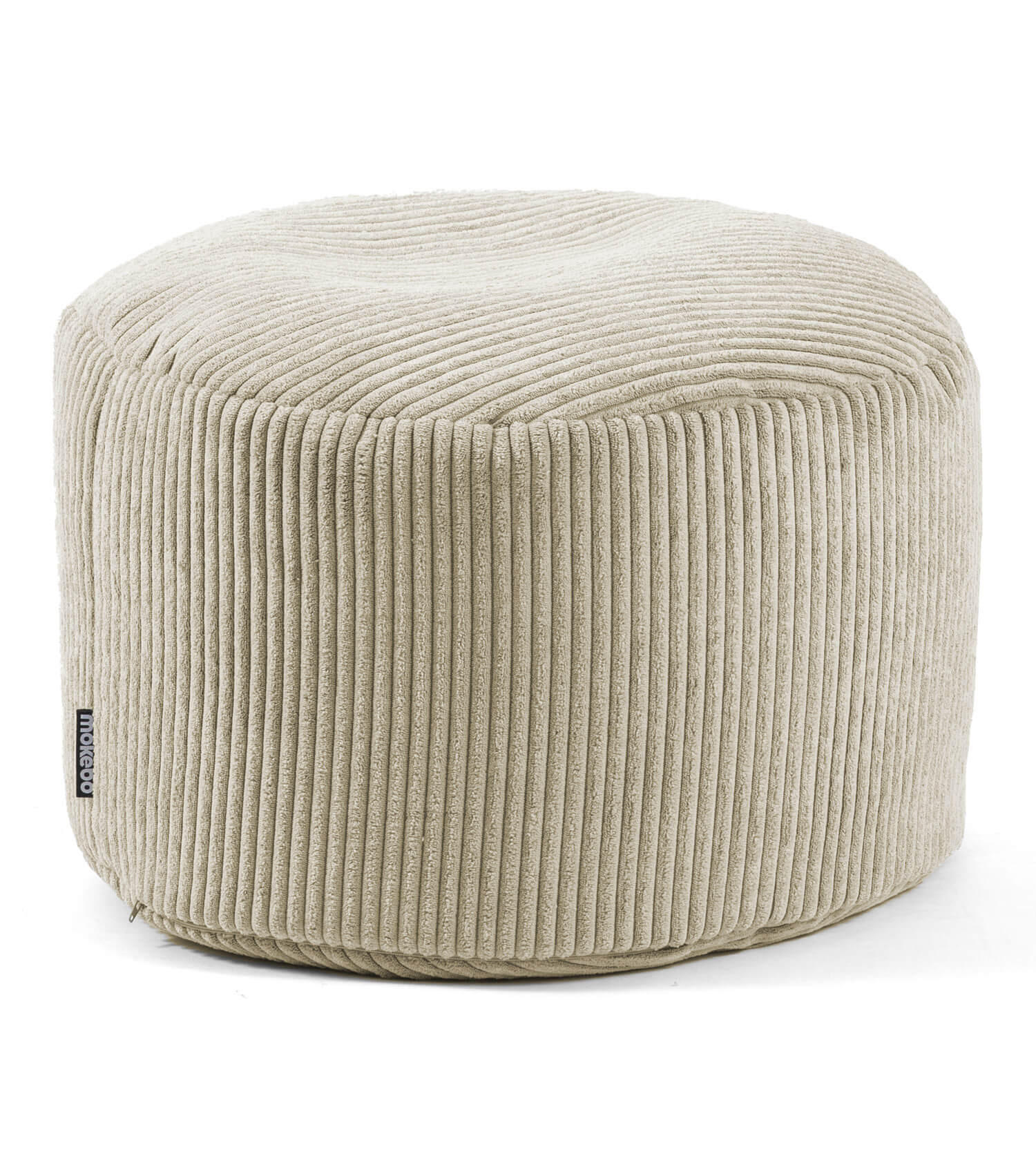 POUF Cord Der Faule Lenz - Beige, Textil (50/30/50cm) - Mokebo
