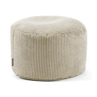 POUF Cord Der Faule Lenz - Beige, Textil (50/30/50cm) - Mokebo