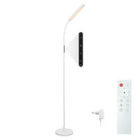 STEHLAMPE Flamar 6.0/137.1/6.0 cm - Weiß, Metall (6/6/137.1cm) - ZMH