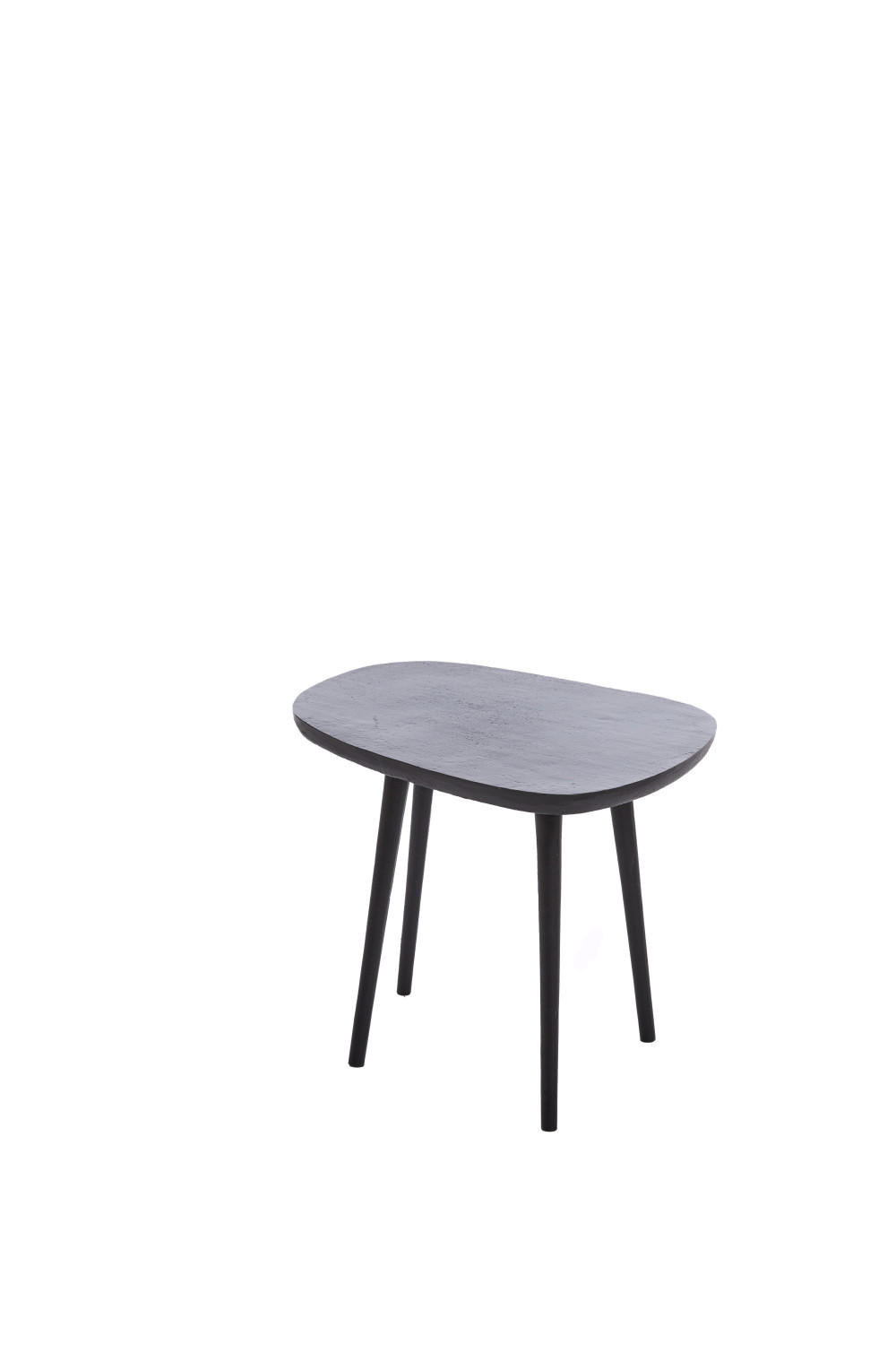 BEISTELLTISCH Puno Schwarz 48/32/37 cm - Schwarz, Metall (48/32/37cm) - Light & Living