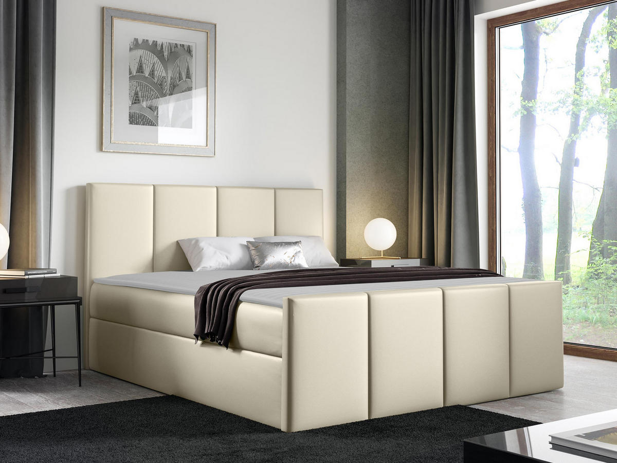 BOXBETT Lars - Naturfarben, Holz (120/200cm) - MIRJAN24