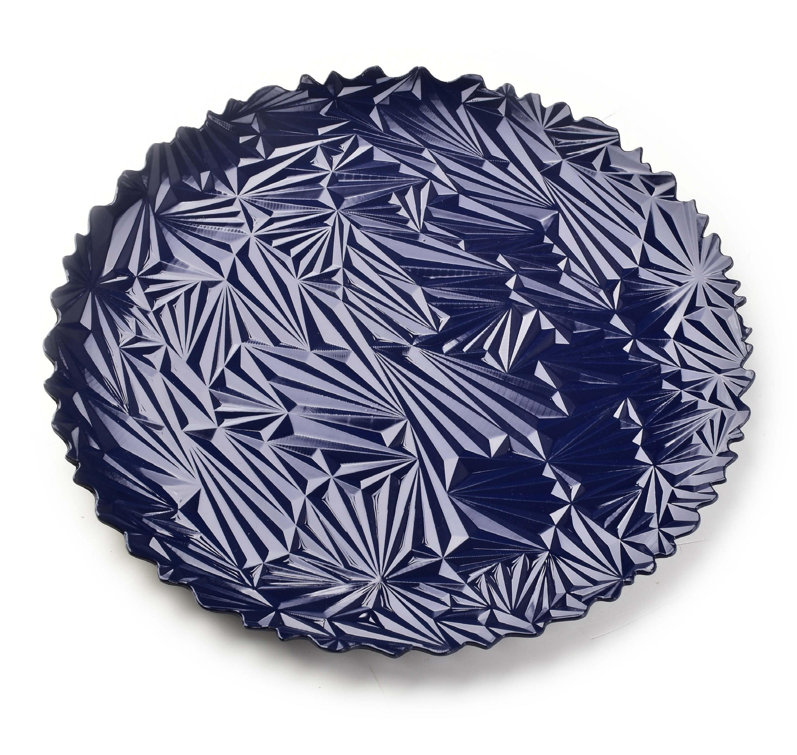 UNTERSETZER Blanche Colours Blau 33/33/2 cm Kunstoff - Dunkelblau, Kunststoff (2cm) - Mondex
