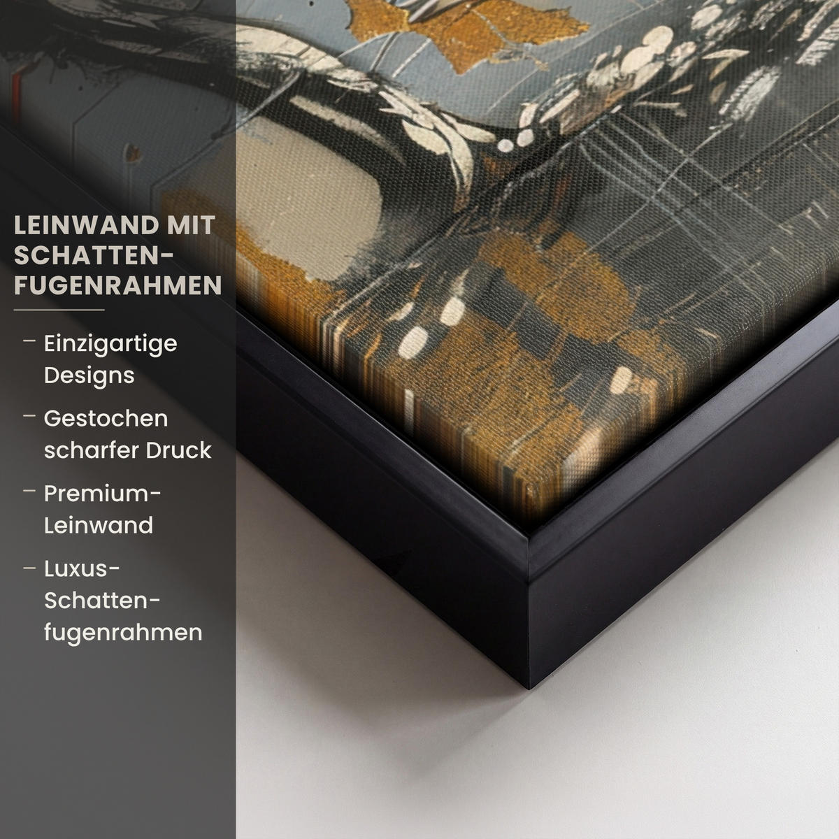LEINWAND Bilder mit Rahmen - Baum - Graffiti - Banksy-Stil - Ballon-Mädchen - 50x70 - Blaugrau, Textil (50/70cm) - MuchoWow