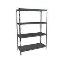 SCHWERLASTREGAL Mid Metal Shark HxBxT 150 x 80 x 50 cm Fachlast 180 kg Anthrazit - Anthrazit, Metall (80/150/50cm) - PROREGAL