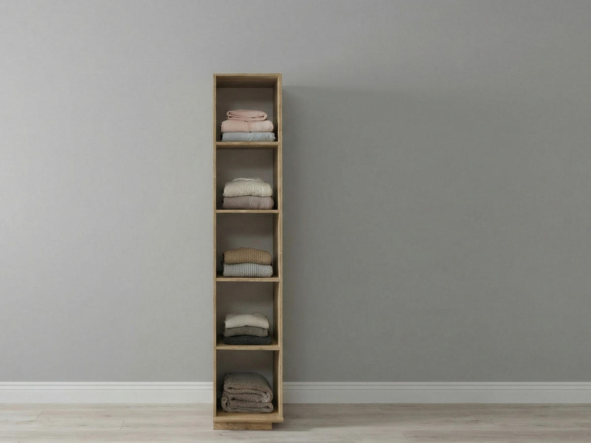 KLEIDERSCHRANK Anka 1 trg., Anschlag links - Creme, Holzwerkstoff (43/217/62cm)
