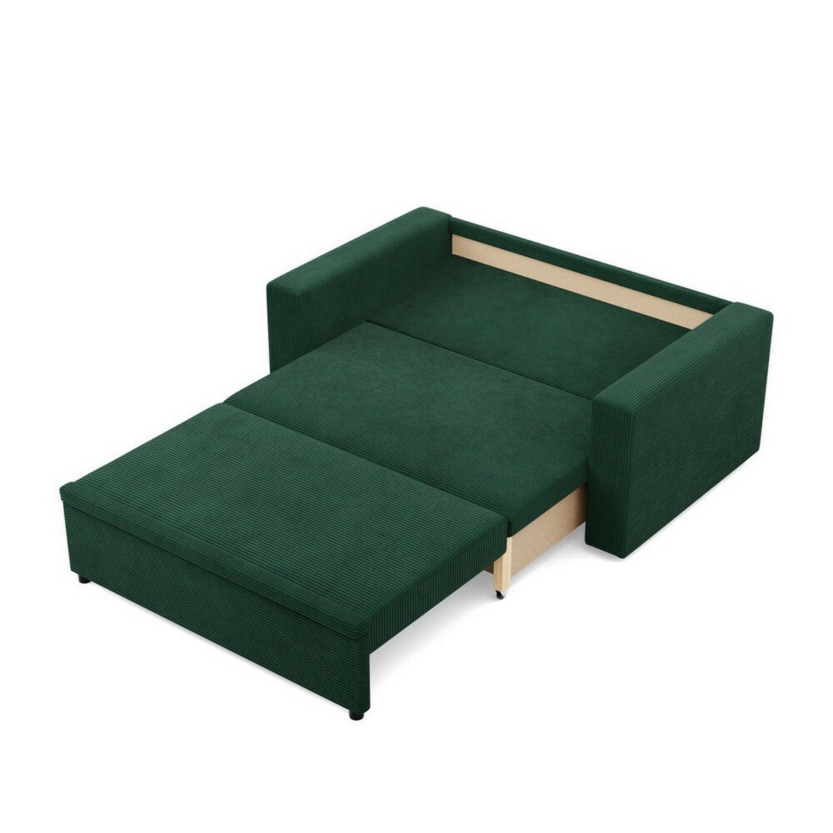 SOFA Neo mit gerader Armlehnen grün - Grün, Textil (148/90/87cm) - SIMKAM Furniture