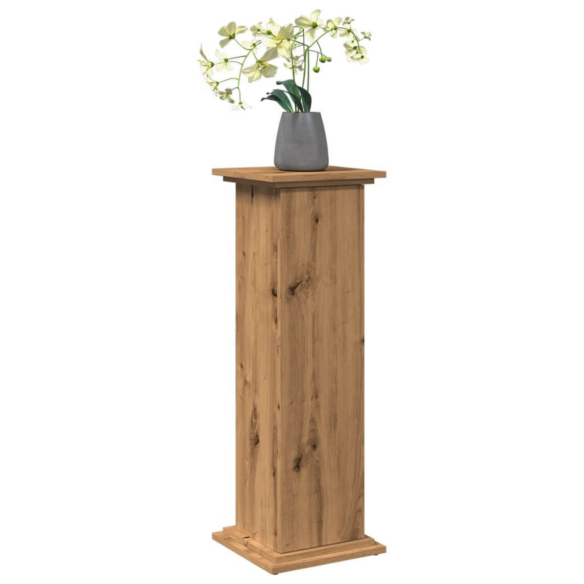 POSTAMENT Mit Stauraum Artisan-Eiche 31/30/90 Cm Holzwerkstoff - Braun, Holzwerkstoff (31/90/30cm) - vidaXL
