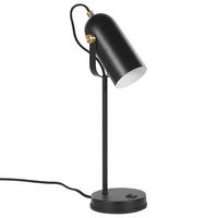 SCHREIBTISCHLAMPE Tyria 8/8/48 cm - Schwarz, Metall (8/8/48cm) - Beliani