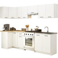 KUCHYŇSKÝ BLOK Bílý 203/300/46 - bílá, kompozitní dřevo (300/203/46cm) - RAUMHIRSCH FURNITURE