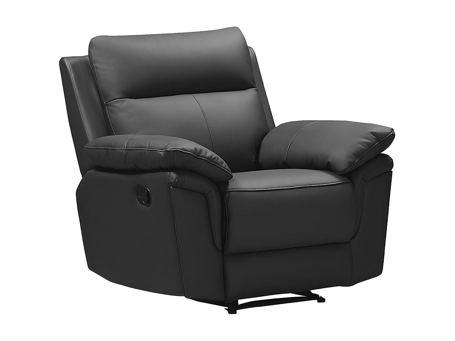 Vente-Unique Relaxsessel Schwarz 98x102x92 cm