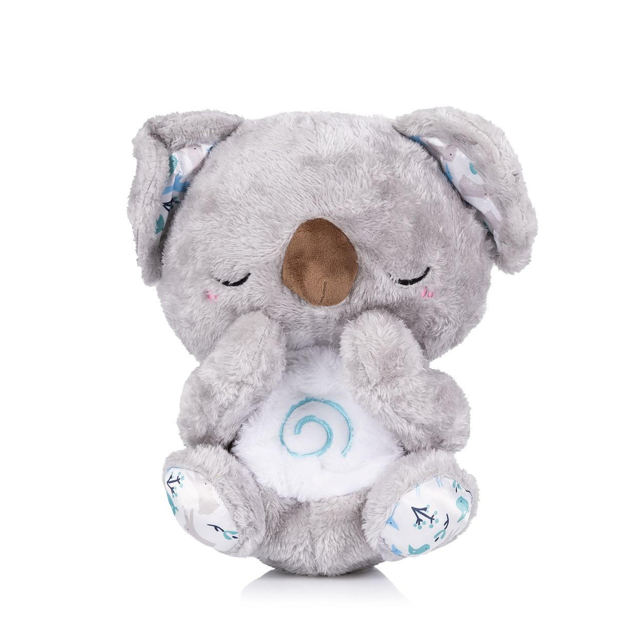 MUSIKSPIELZEUG Musik-Plüschtier Koala PILD025 grau 100% Polyester, Lichter, Geräusche, ab Geburt, Lernspielzeug - Grau, Textil (16/26/10cm) - Chipolino