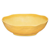 SCHÜSSEL / Salatschüssel Ø 36 cm Atmosfera ocker - Currygelb, Kunststoff (21cm)