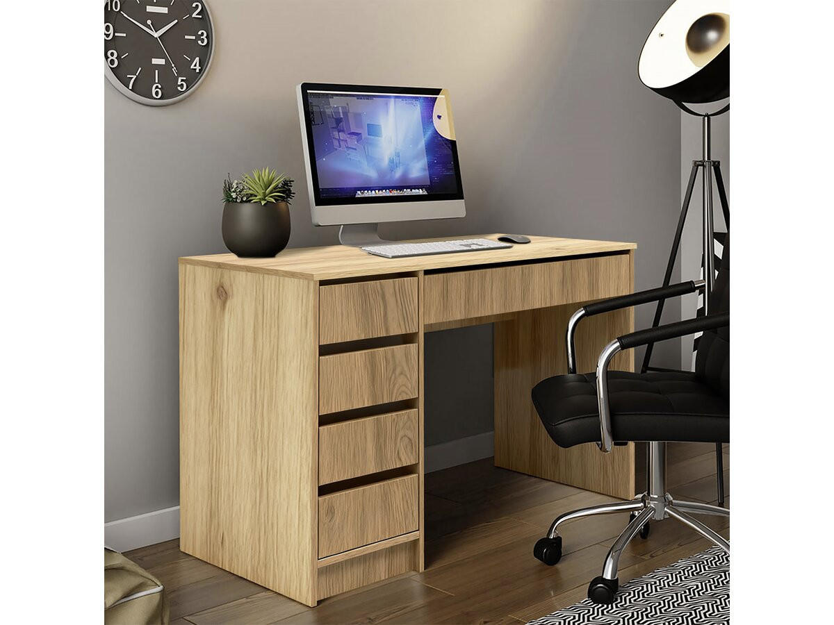 SCHREIBTISCH Ada - Weiß, Holzwerkstoff (120/55/76cm) - MIRJAN24