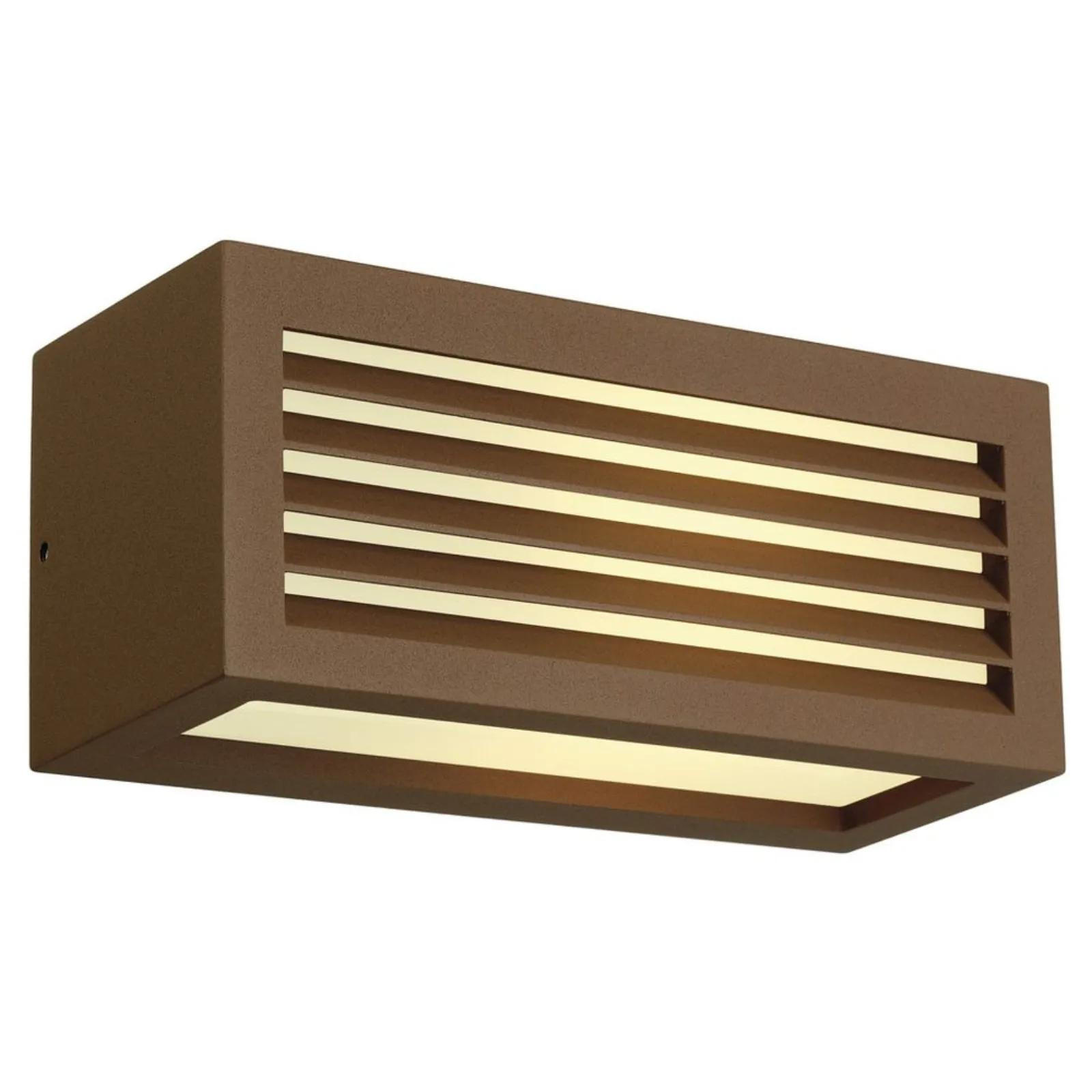 WAND- & DECKENLEUCHTE Box Rostfarbig - Rostfarben, Metall (11/11/11cm) - SLV