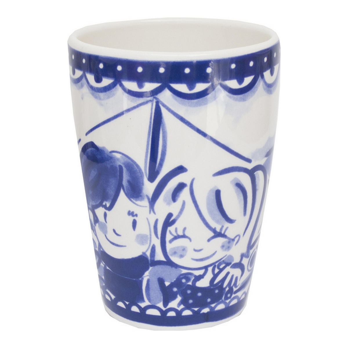 XL-BECHER Delfts Blond in Blau - 500 ml - Multicolor, Keramik (0.5L) - Blond Amsterdam