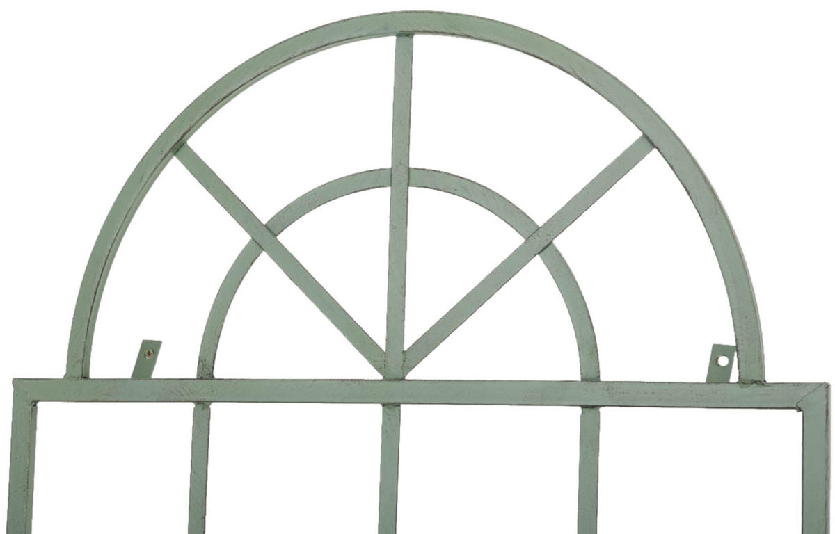 RANKGITTER 2er Set Metall antik-grün - Grün, Metall (70/180/1cm) - CLP