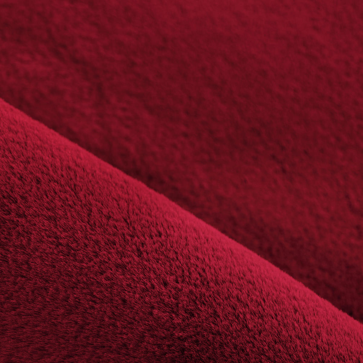 TEPPICH Kurzflor Uni Modern Waschbar Schlafzimmer Strapazierfähig Rot 140x200 cm OEKO-TEX – NECKAR - Rot, Textil (140/200cm) - KADIMA DESIGN