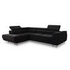 ECKSOFA Caris, Seite: Links - Schwarz, Holz/Textil (273/203cm) - Sofnet