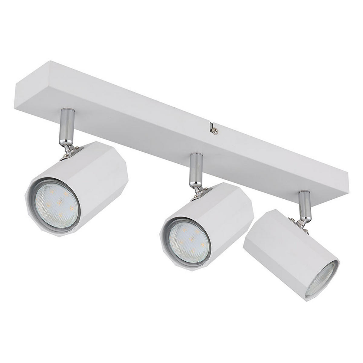 LED DECKENLEUCHTE James Weiß - Weiß, Metall (39/6/14.5cm) - Globo Lighting