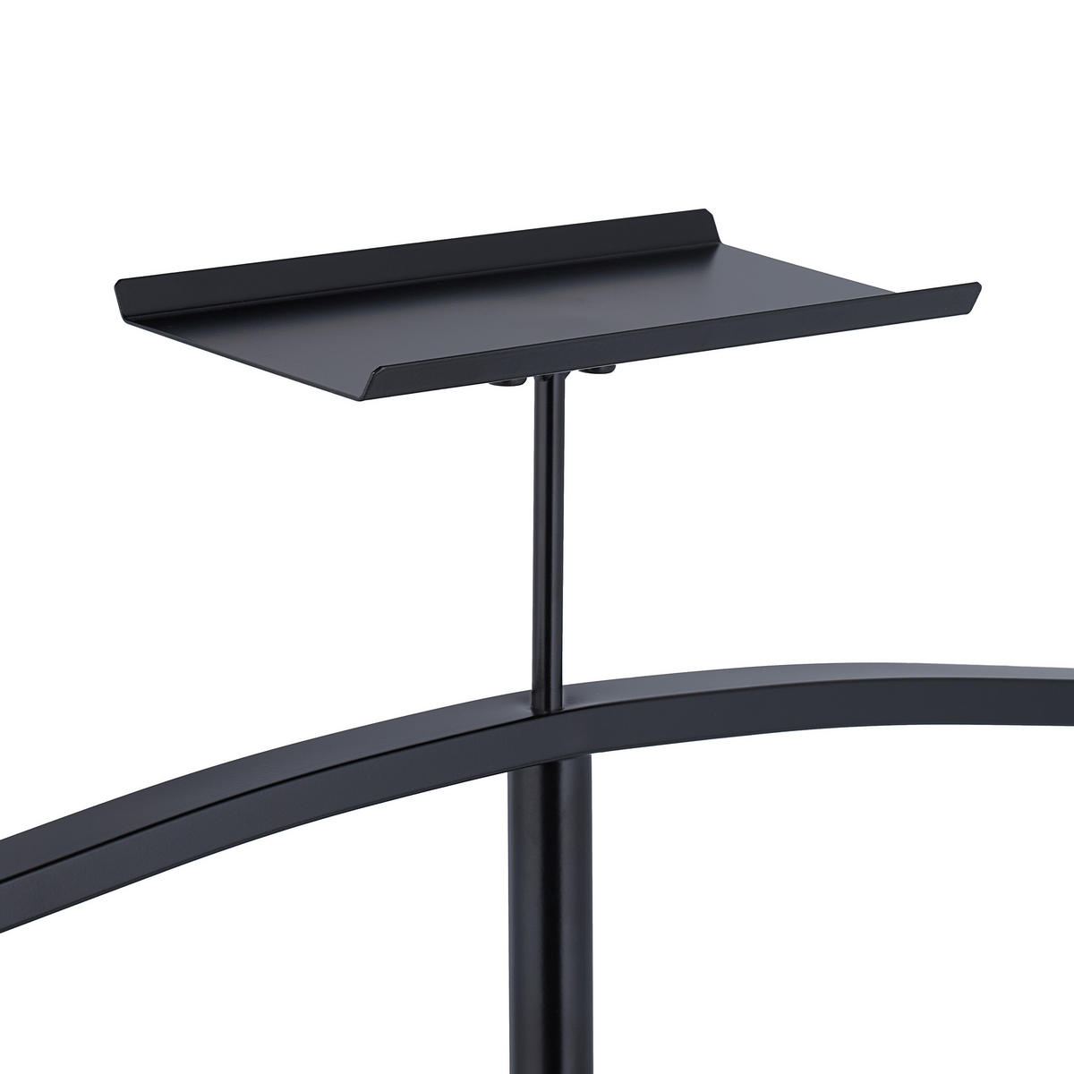 HERRENDIENER - Schwarz, Metall (45/121/33.5cm) - Relaxdays