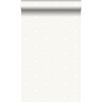 TAPETE kleine Kronen 53 cm x 10.05 m - Grau, Papier (53/0.1cm) - Origin Wallcoverings