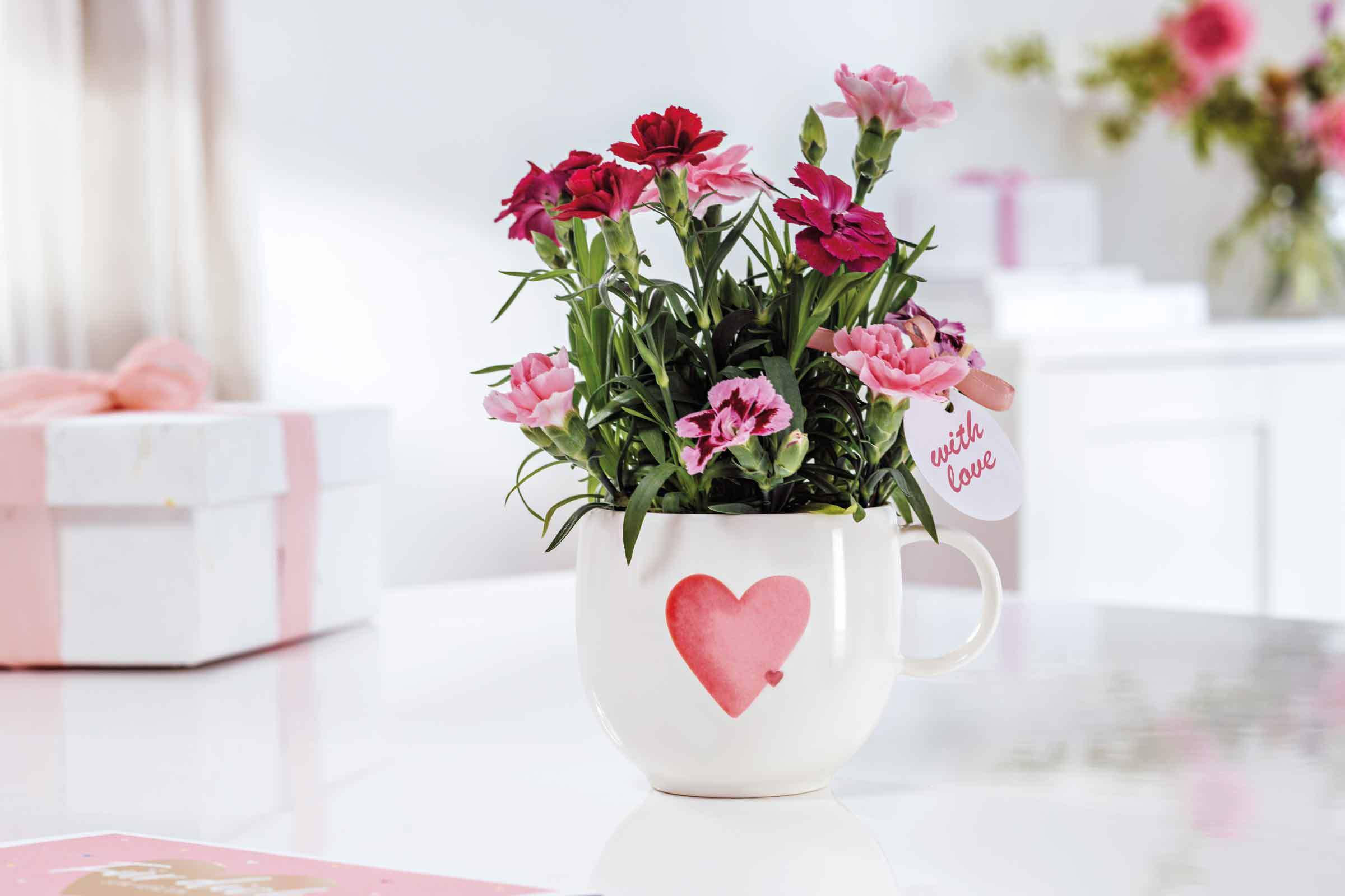 HENKELBECHER With Love weiß-gelb 290 ml 5er Set - Gelb/Weiß, Keramik (0.29L) - Villeroy & Boch