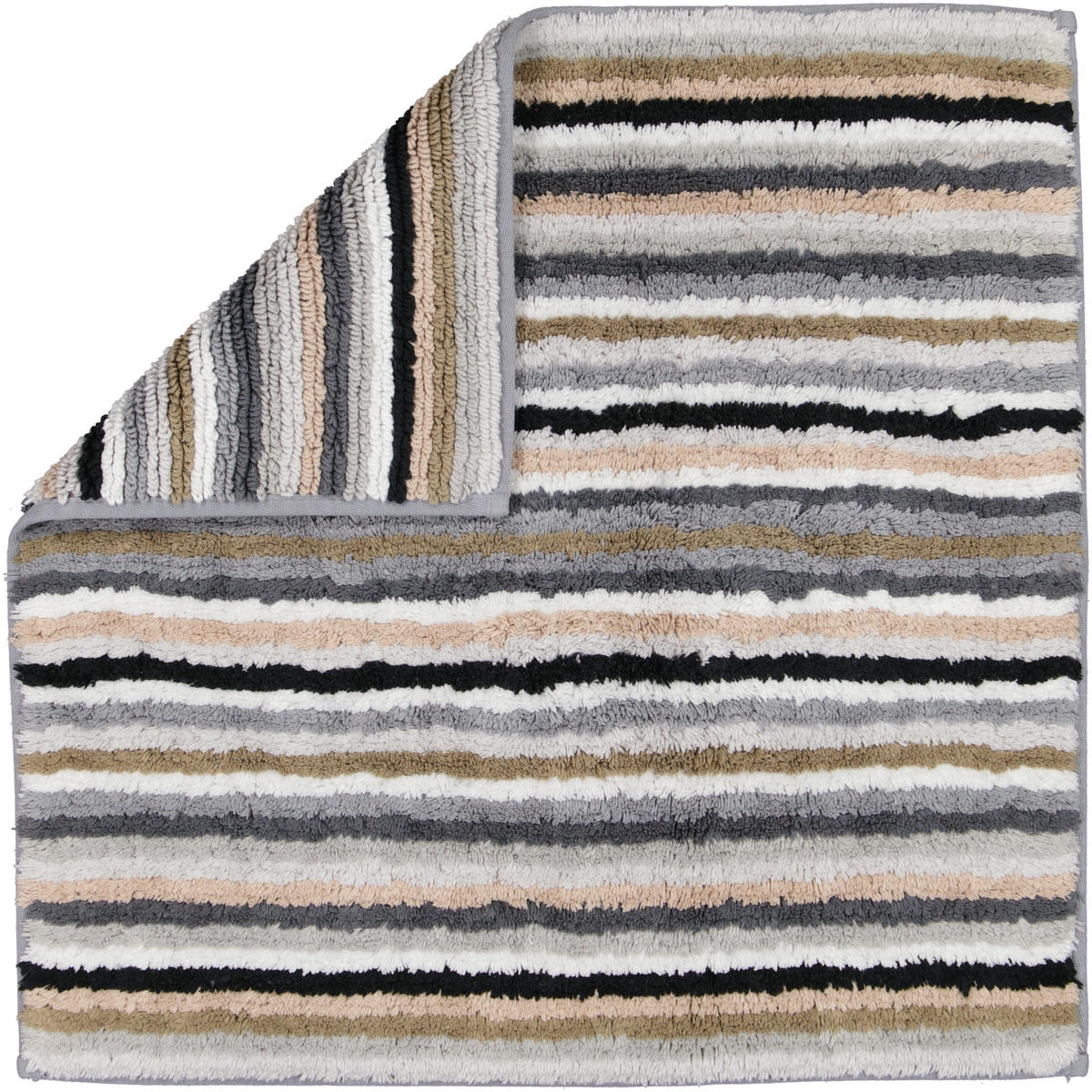 BADTEPPICHE LIFESTYLE 7048 KIESEL - 37 - Multicolor, Textil (60/60cm) - Cawö