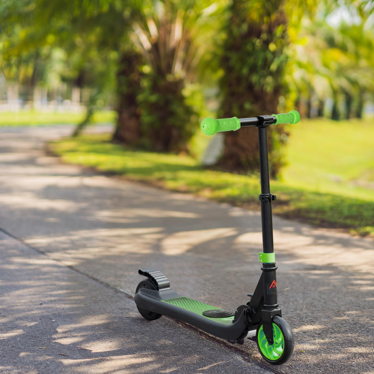 KINDERSCOOTER DE-16988 klappbar 8 km/h Grün - Grün, Metall (71/36.5/80cm) - ComfortXL