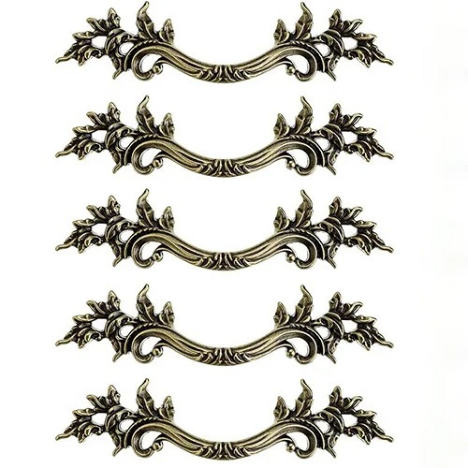 SCHRANKKNOPF Bronze 5er-Set - Orange, Metall (2/2.2/14.8cm)