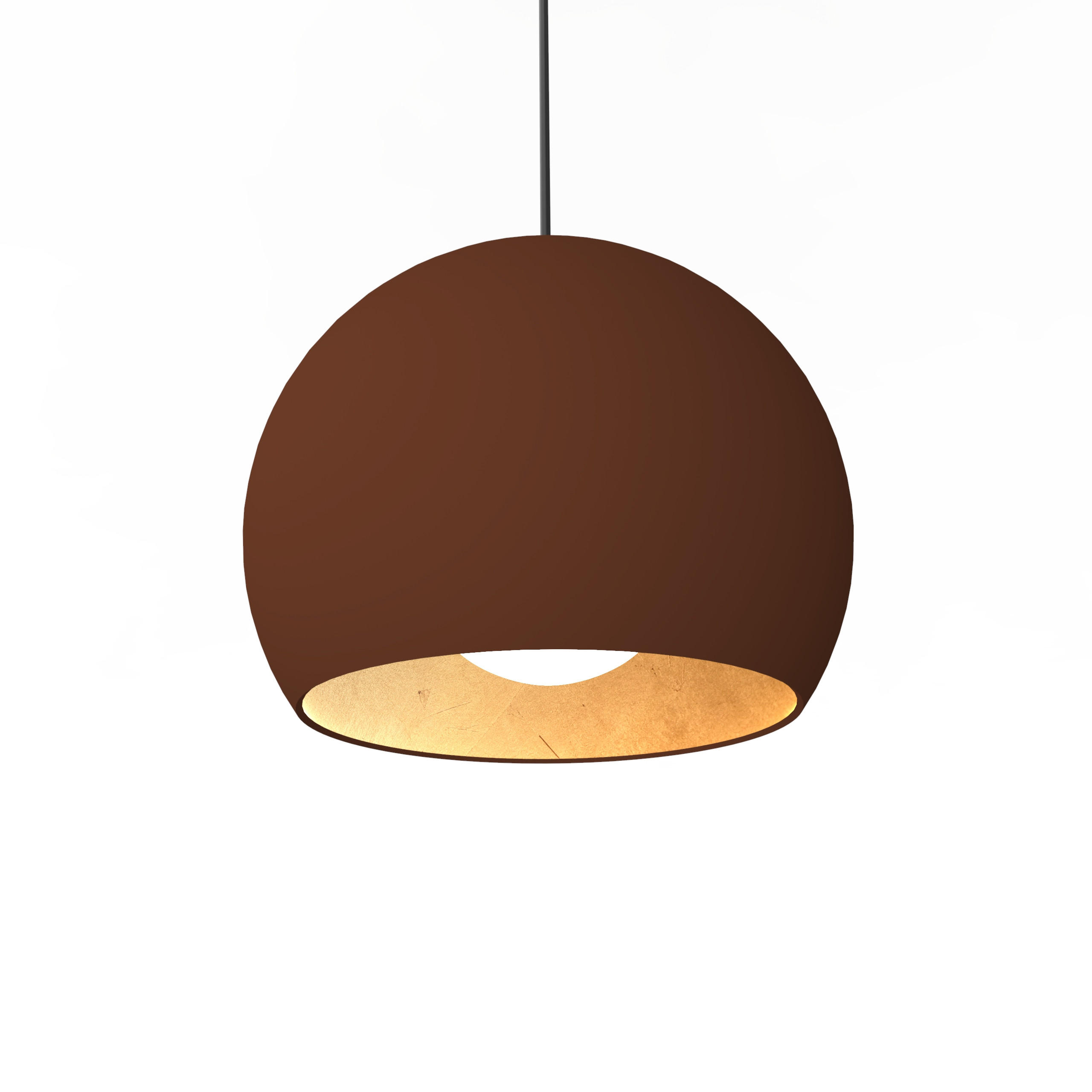 HÄNGELEUCHTE - Goldfarben, Metall (25/25/20cm) - Lumicom